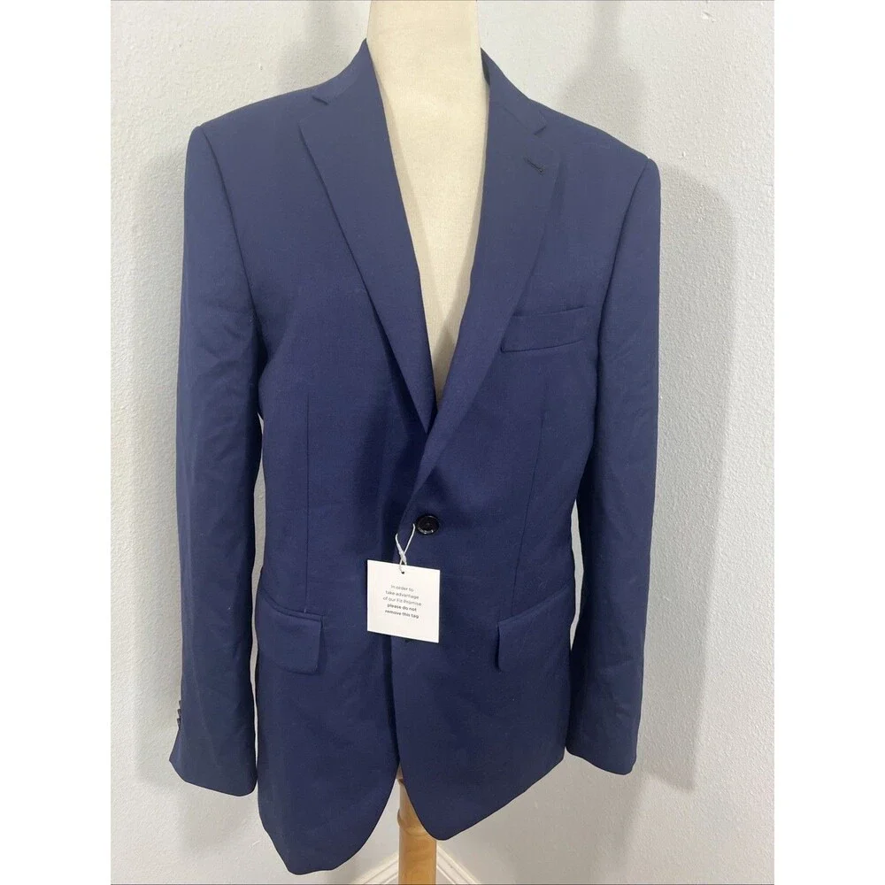 Indochino Sport Coat Mens 38R Chino‎ Newbury Two Button Preppy Blazer